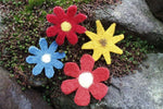 Bioland Organic Plant-Dyed Wool Dry Felting Kit, Flowers Filges