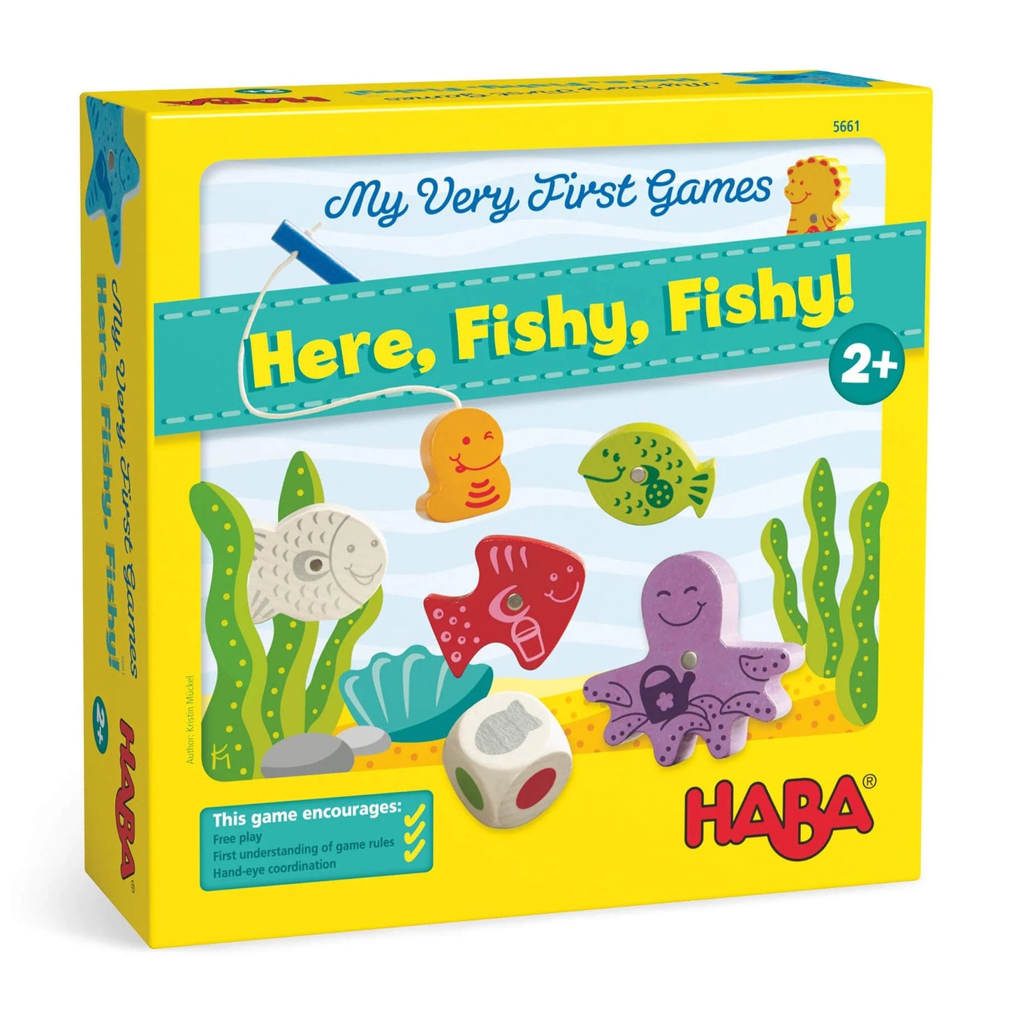Haba "Here Fishy Fishy" Game - wood Games for open-ended play - Title: Default Title