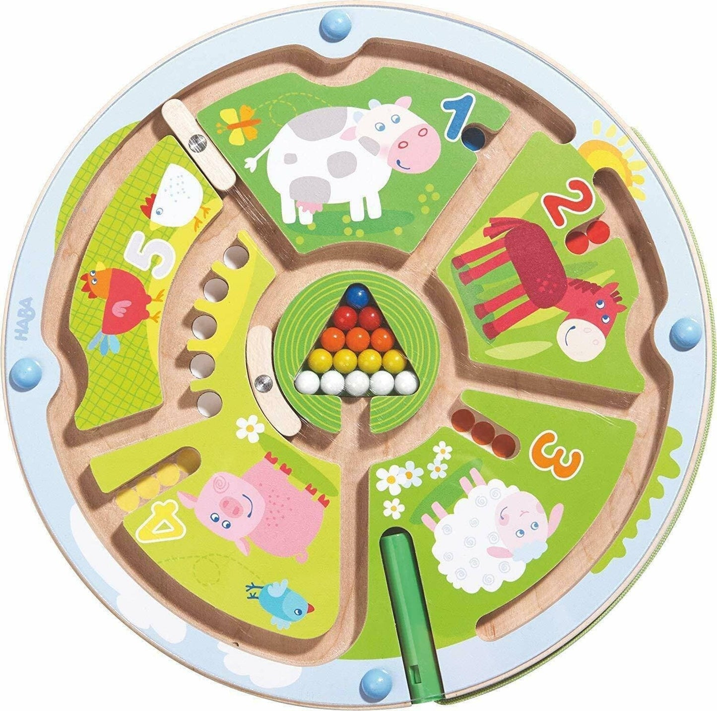 Haba Magnetic Game - Number Maze - wood Wooden Toys for open-ended play - Title: Default Title