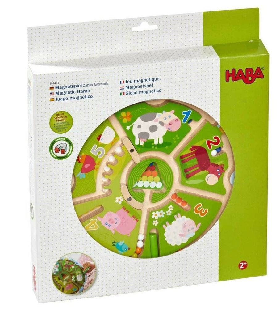 Haba Haba Magnetic Game - Number Maze - blueottertoys-HB301473