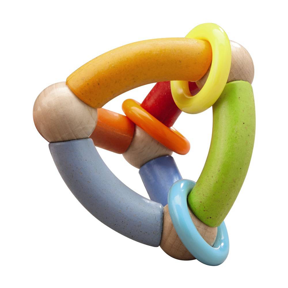 Haba Pyramid Grasping Toy - wood, natural Baby Toys for open-ended play - Title: Default Title