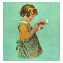 Jessie Willcox Smith Greeting Cards : Girl with Valentine for open-ended play - Title: Default Title