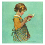 Jessie Willcox Smith Greeting Cards : Girl with Valentine - challengeandfunretail
