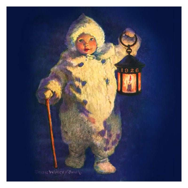 TJ Whitneys Jessie Willcox Smith Greeting Cards : Child with Lantern - blueottertoys-JWS24