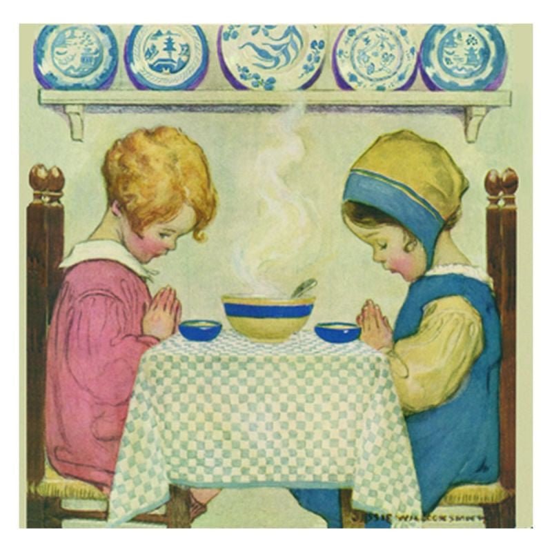 Jessie Willcox Smith Greeting Cards : Saying Grace - challengeandfunretail