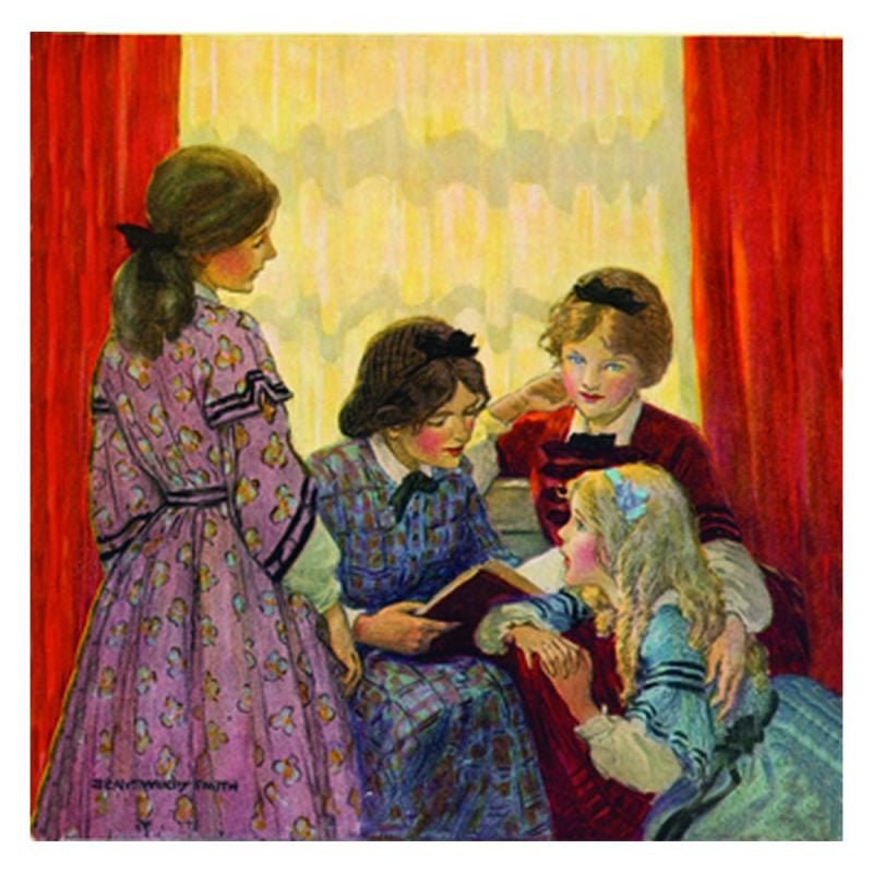 TJ Whitneys Jessie Willcox Smith Greeting Cards : Little Women - blueottertoys-JWS72