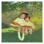Jessie Willcox Smith Greeting Cards : Two in a Hammock - challenge and fun natural toys