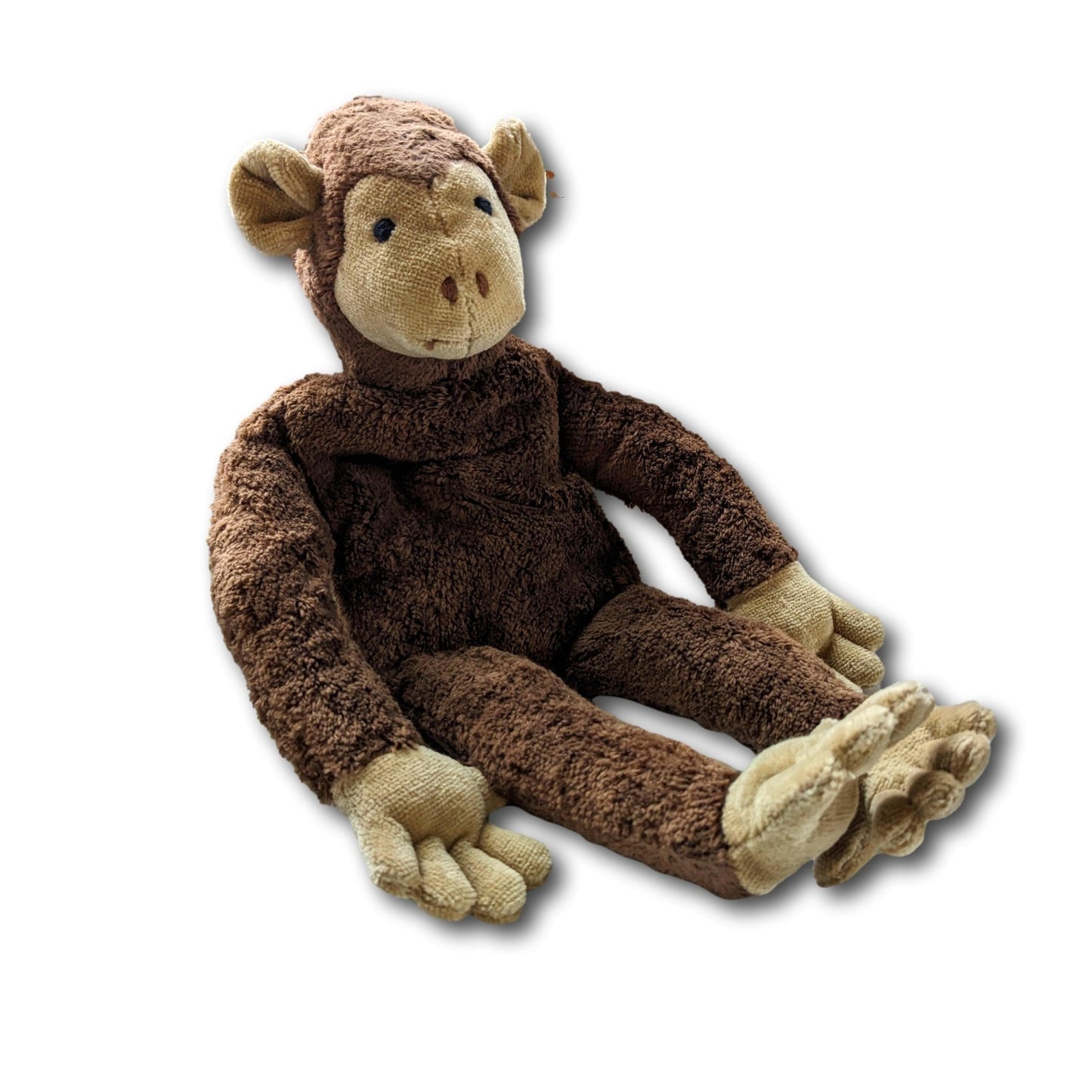 Senger Senger Organic Cotton Cuddly Animal Monkey, Small - blueottertoys-SG-Y21031
