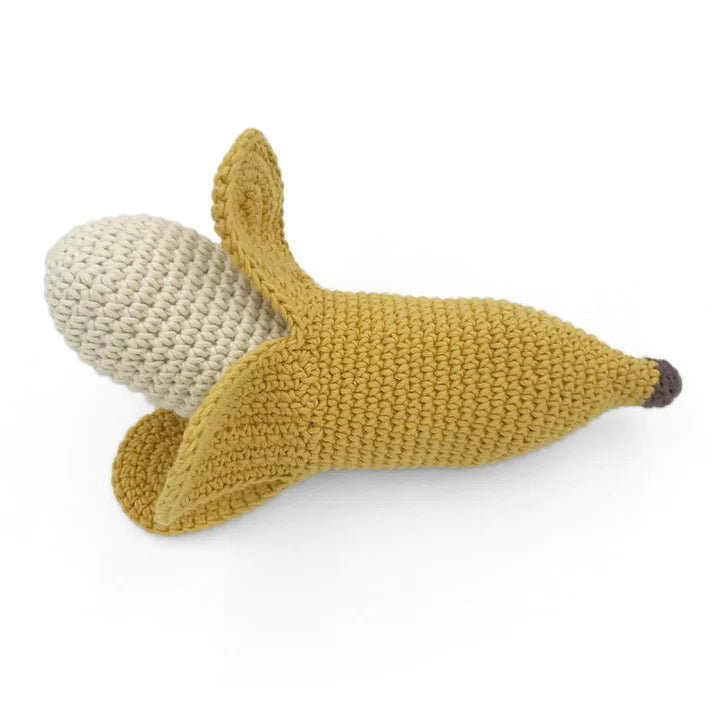 
                  
                    Myum Myum Organic Cotton - Banana Rattle - blueottertoys-MY-BAN
                  
                