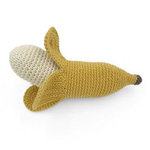 Myum Organic Cotton - Banana Rattle - cotton Baby Toys for open-ended play - Title: Default Title