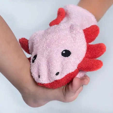 
                  
                    Furnis Organic Cotton Oxolotl Washcloth Pupppet - blueottertoys-FS0634
                  
                