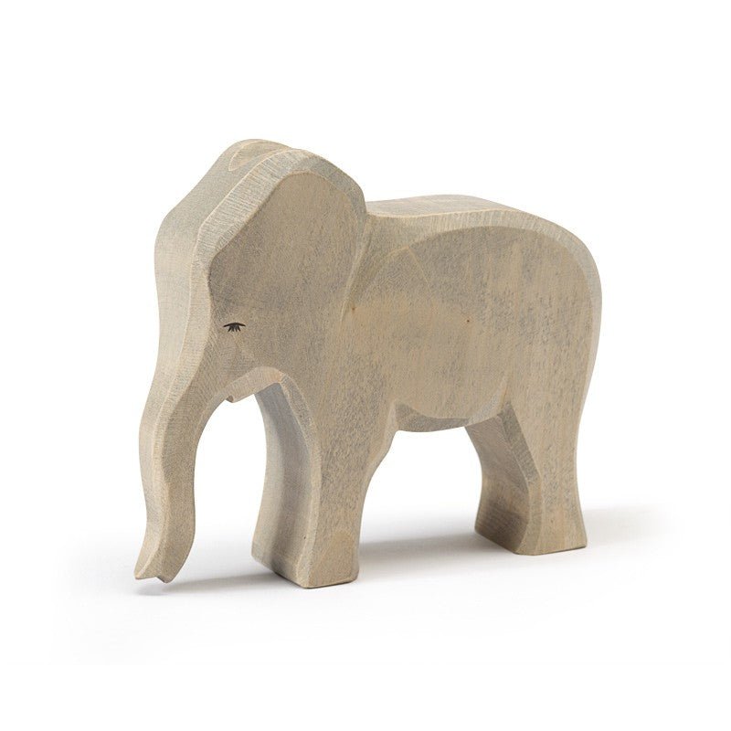 Ostheimer Cow Elephant - wood, natural Wooden Figures for open-ended play - Title: Default Title