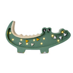 Little Lights Mini Crocodile LampMilitary Green