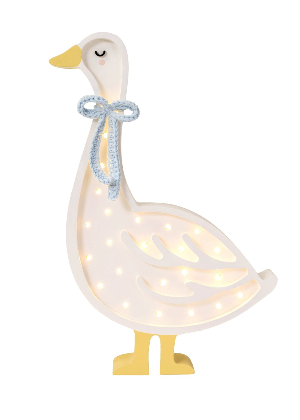 Little Lights Goose Lamp - wood, natural for open-ended play - Title: Default Title