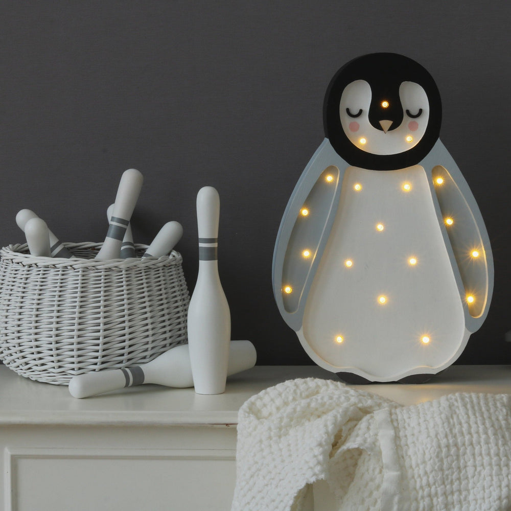 Little Lights US Little Lights Penguin Lamp - blueottertoys-sku-1356260