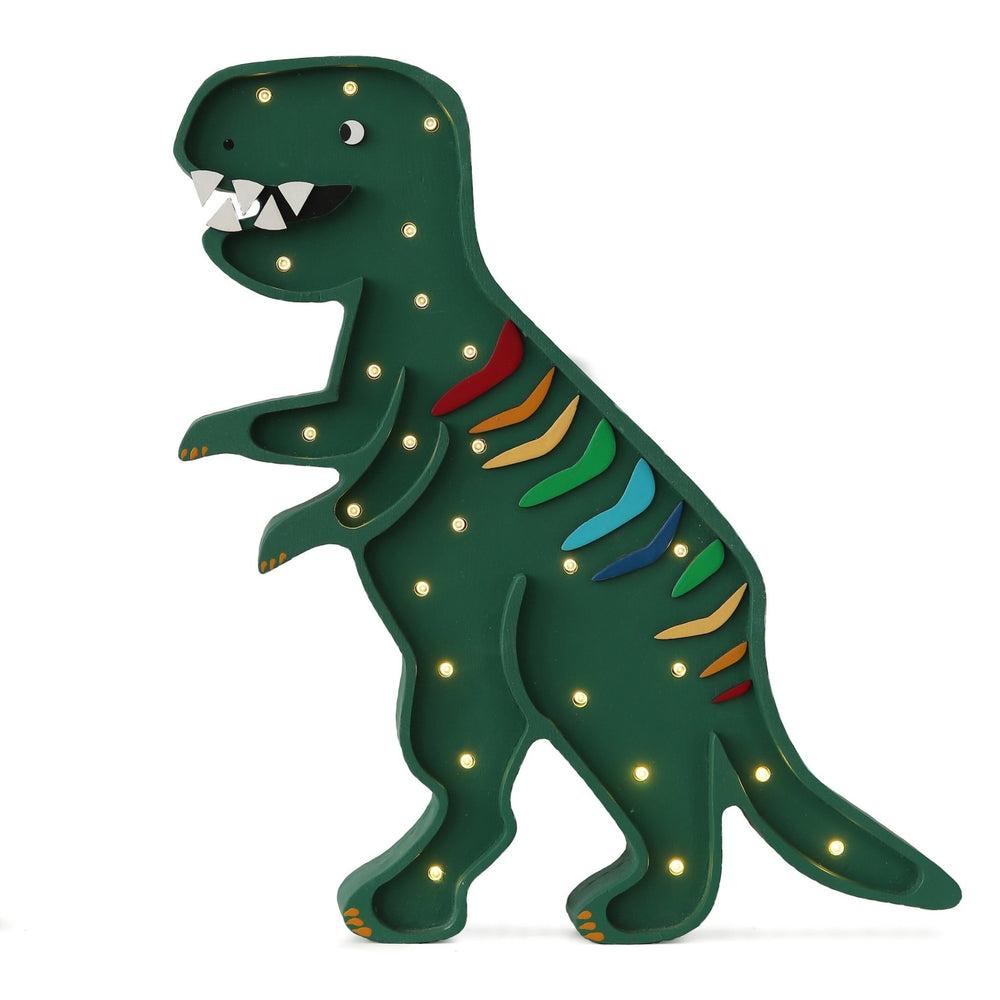 Little Lights US Little Lights T Rex Lamp - blueottertoys-sku-1356179