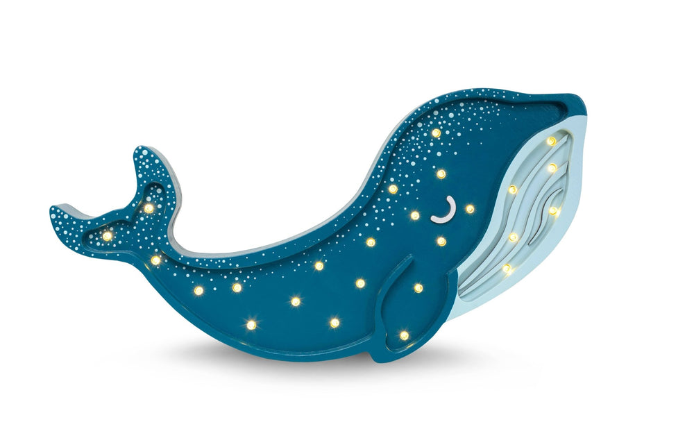 Little Lights Whale LampGalaxy Teal