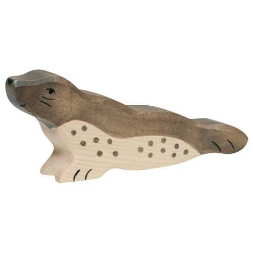 Holztiger Wooden Seal - wood Wooden Figures for open-ended play - Title: Default Title