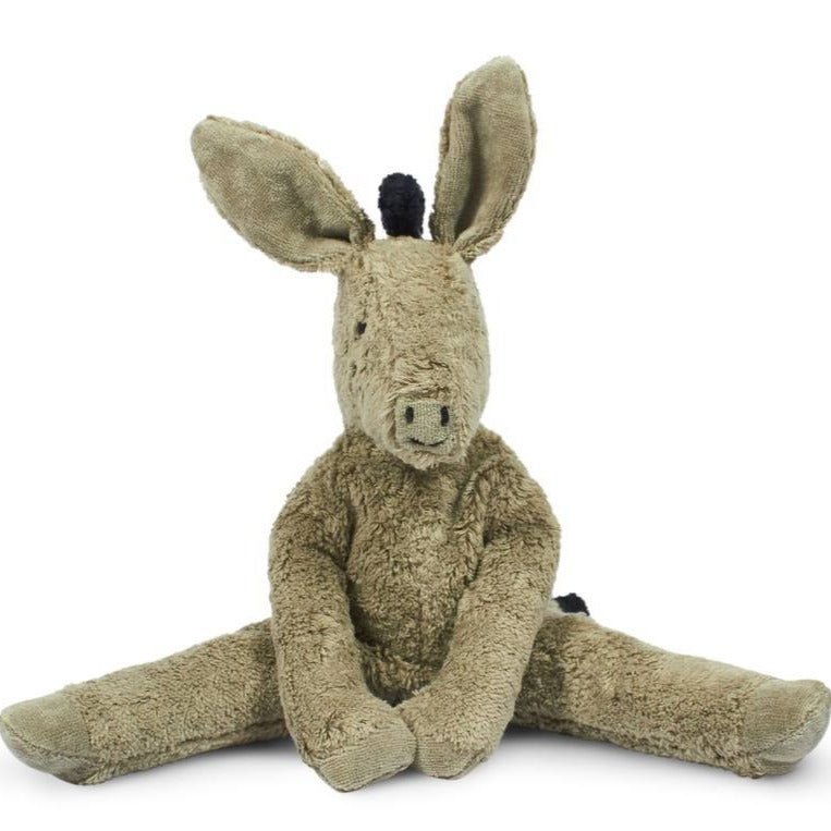 Senger Organic Cotton Donkey, Large 16" - cotton, wool, natural Stuffed Animals for open-ended play - Title: Default Title