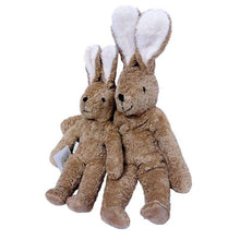Senger Organic Cotton Rabbit, Beige (2 Sizes) - cotton, wool Stuffed Animals for open-ended play - Size: 12"