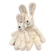 Senger Organic Cotton Rabbit, White (2 sizes) - cotton, wool Stuffed Animals for open-ended play - Size: 12"