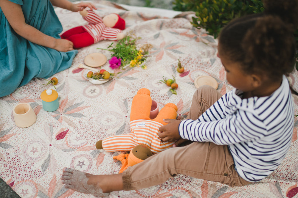 
                  
                    Keptin-Jr Organic Cotton Waldorf Tiny Doll, Orange
                  
                