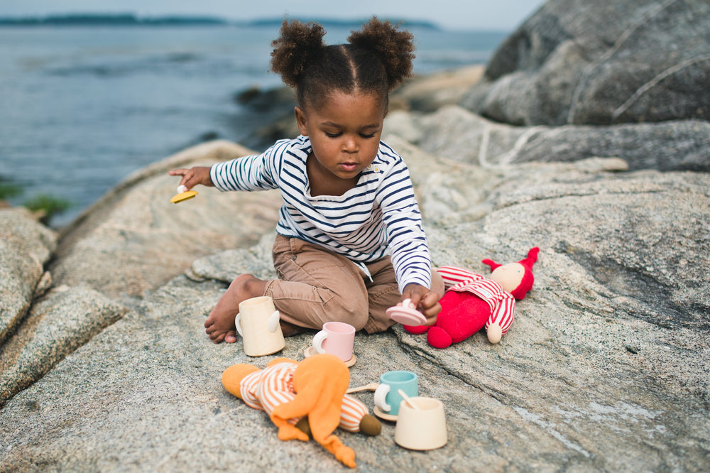 
                  
                    Keptin-Jr Organic Cotton Waldorf Tiny Doll, Orange
                  
                