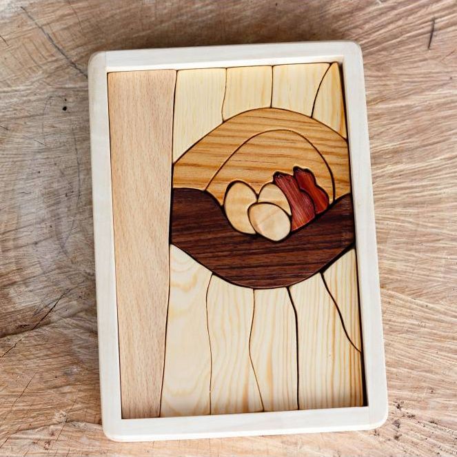 Cocoletes The Nest Wooden Puzzle - blueottertoys-C2021-2-LND