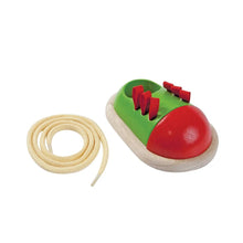 Tie-Up Shoe - Plan Toys - wood, rubber Educational Toys for open-ended play - Title: Default Title