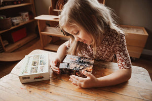
                  
                    Elsa Beskow Elsa Beskow "Children of the Forest" Block/Cube Puzzle - blueottertoys-HM3259
                  
                