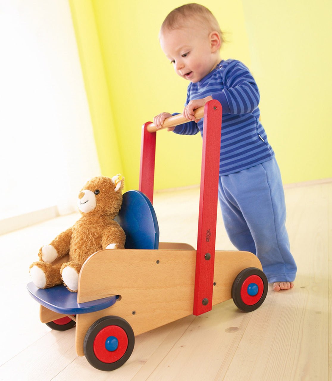 
                  
                    Haba Haba Wooden Walker Wagon - blueottertoys-HB1646
                  
                