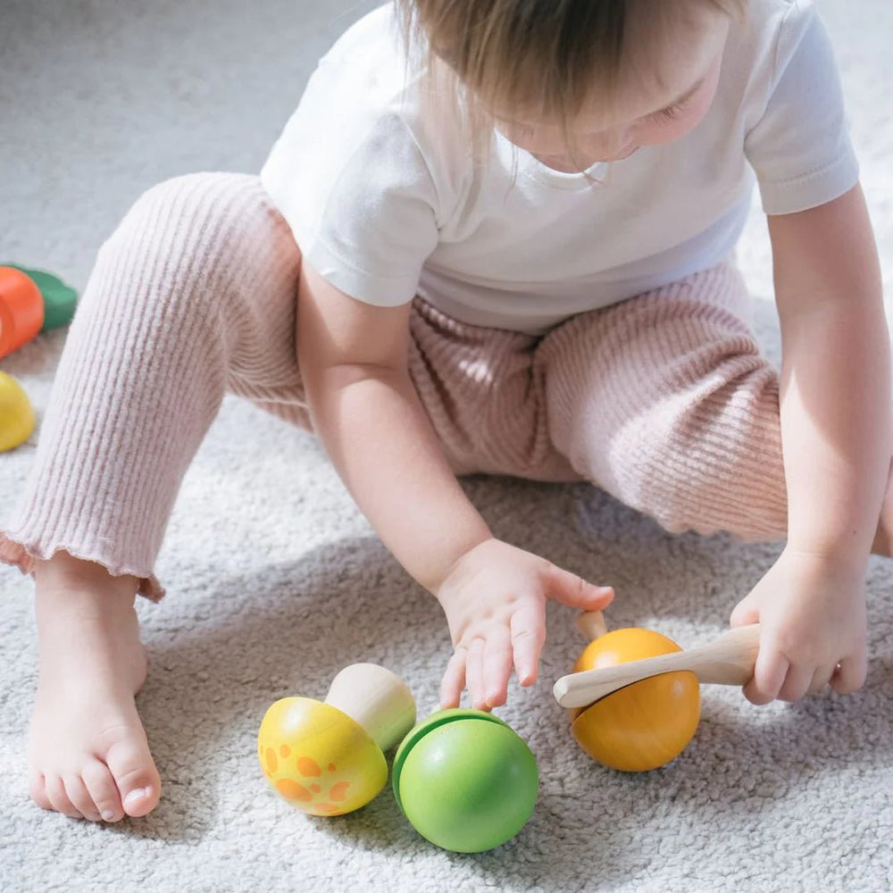 
                  
                    Plan Toys Wooden Fruit and Vegetable Play Set - Plan Toys - blueottertoys-PL5337
                  
                