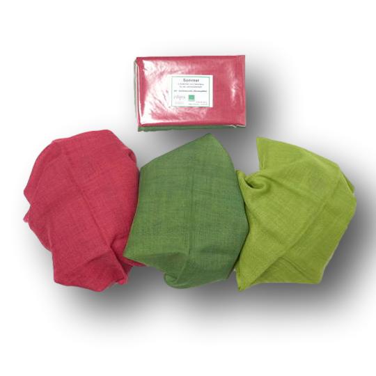 
                  
                    Wool Cloths for Seasonal Nature Table & Dramatic Play, Set of 3
                  
                