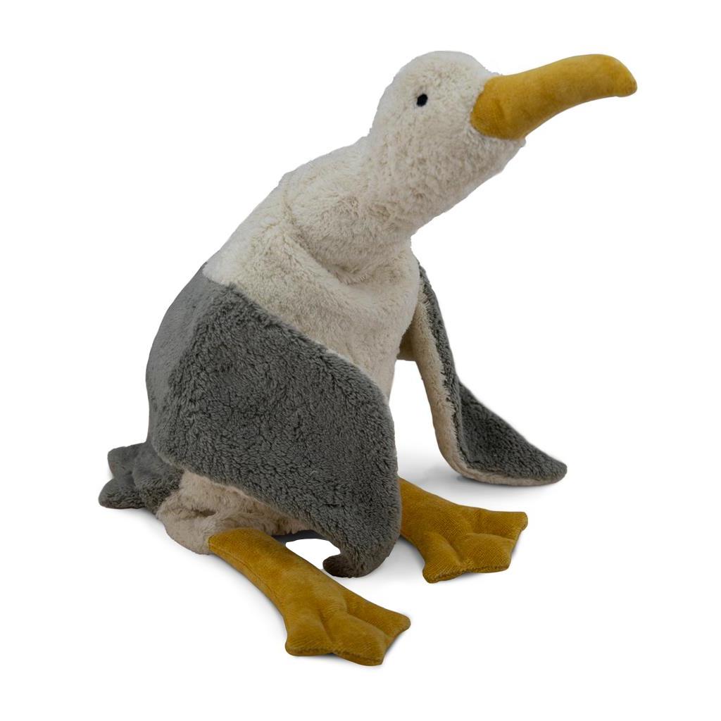Senger Organic Cotton Cuddly Animal Seagull, Large - cotton Stuffed Animals for open-ended play - Title: Default Title