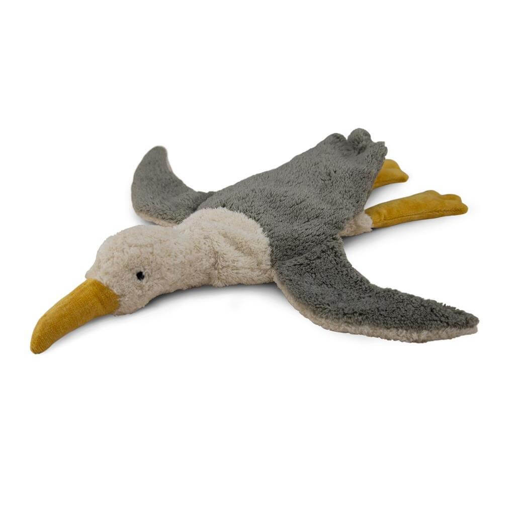 Senger Organic Cotton Cuddly Animal Seagull, Small - cotton Stuffed Animals for open-ended play - Title: Default Title
