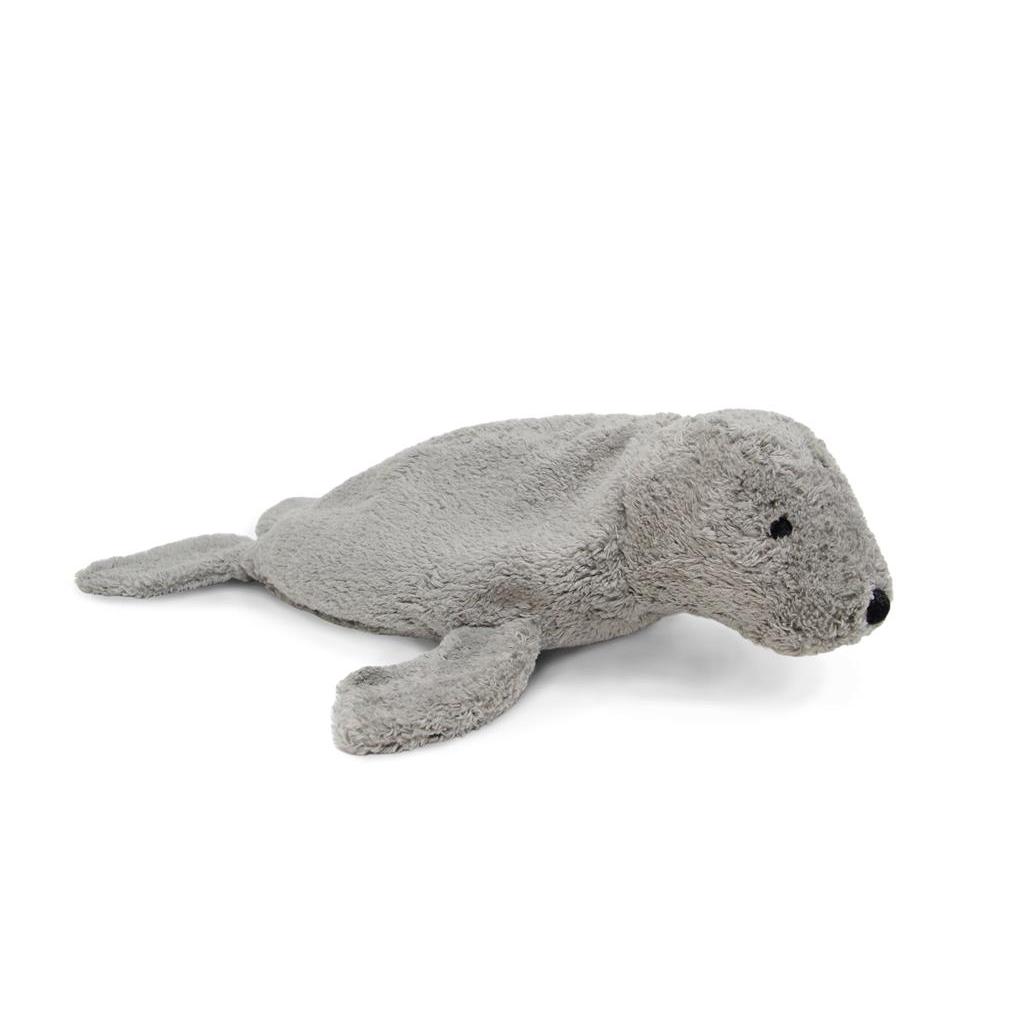 Senger Senger Organic Cotton Cuddly Animal Seal, Small, Gray - blueottertoys-SG-Y21050